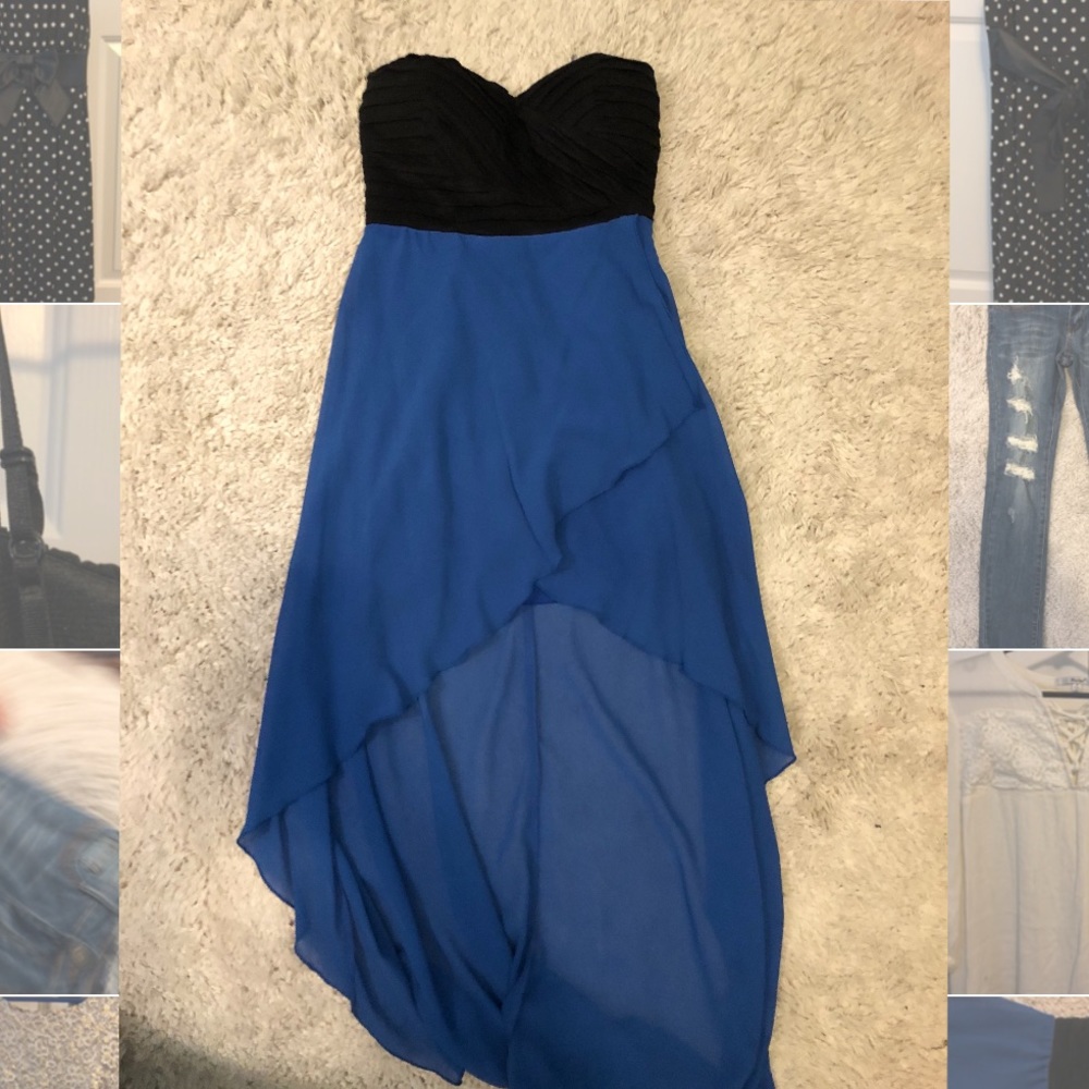 Windsor High Low Midi Dress